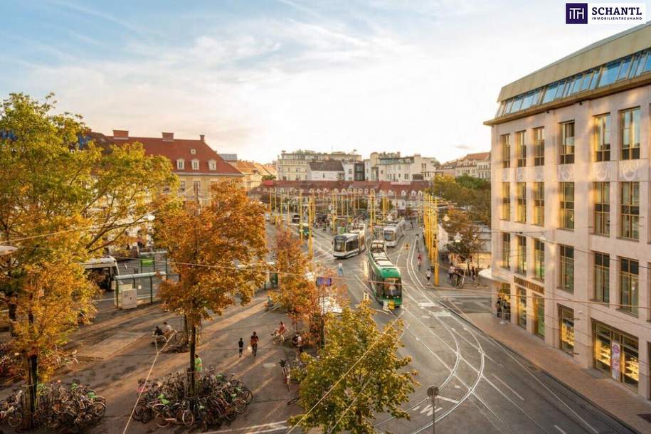 BESONDERE BÜROFLÄCHEN IM HERZEN VON GRAZ! TOP-INNENSTADTLAGE DIREKT AM JAKOMINIPLATZ! TRAUMHAFTE AUSSICHT! TIEFGARAGE! PROVISIONSFREI!, Gewerbeobjekt-miete, 14.699,23,€, 8010 Graz(Stadt)