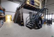 Büro mit großem Lager direkt bei der A22