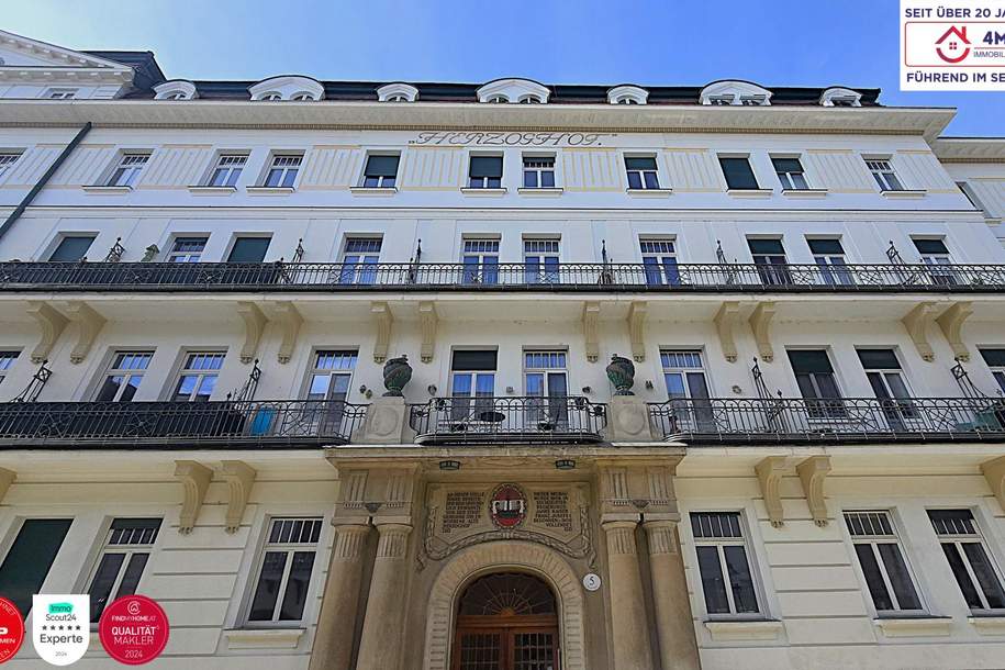 ☀️🌳💎Traumhafte 3-Zimmer-Wohnung im herrlichen Herzoghof – direkt neben dem Casino Baden!☀️🌳, Wohnung-kauf, 425.000,€, 2500 Baden