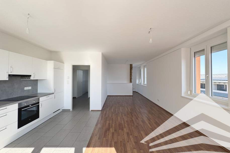 Helle 2 Zimmerwohnung mit Küche, Parkplatz und tollem Ausblick in ruhiger Zentrumslage, Wohnung-kauf, 120.000,€, 4470 Linz-Land