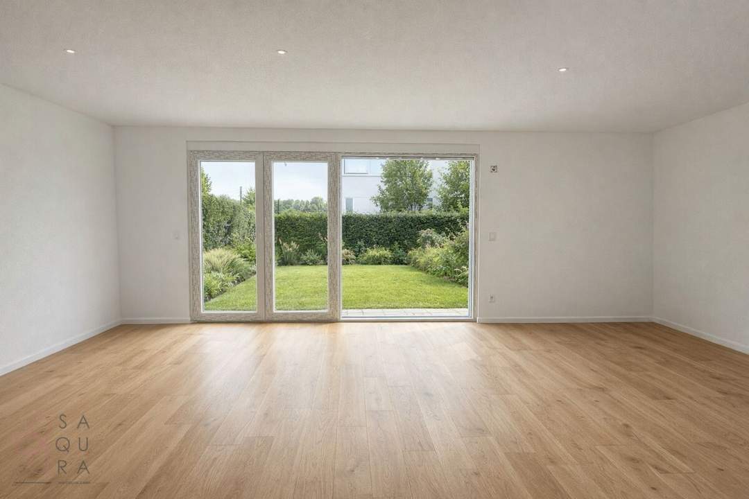 Modernes Neubau-Doppelhaus in Ziegelmassivbauweise