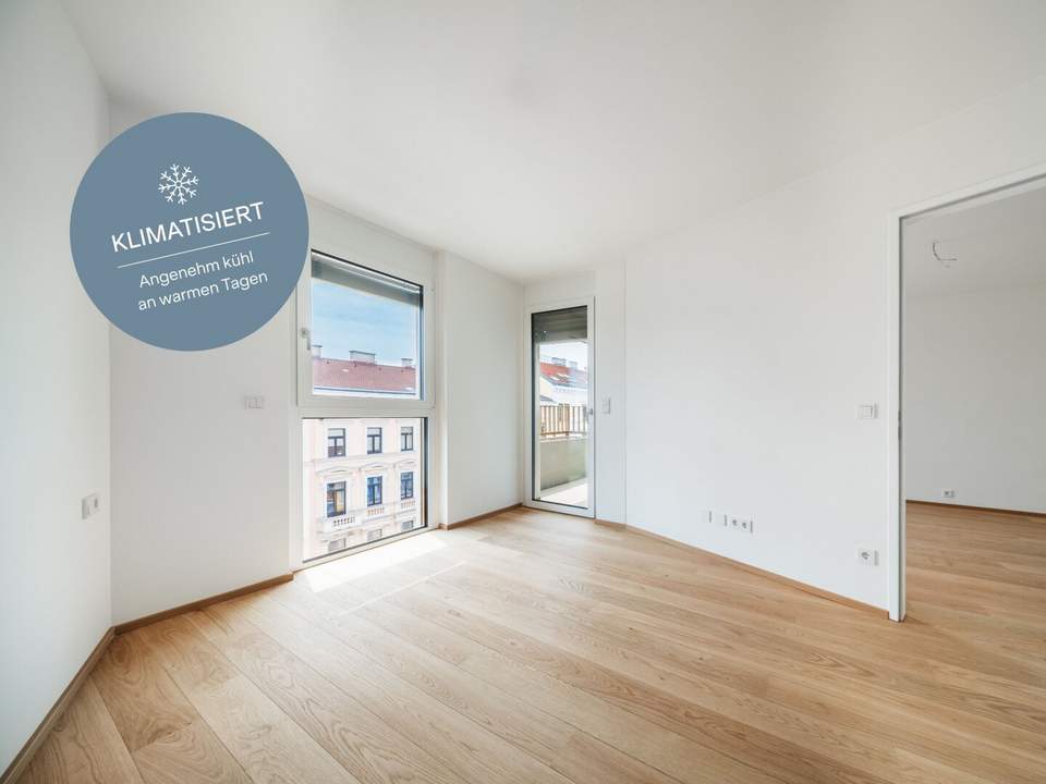 Nachhaltiges Wohnen beim Yppenplatz - Moderne 2-Zimmer-Wohnung mit Loggia
