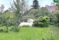 Grünes Refugium in Hietzing – 627 m² Gartengrund mit charmantem Wochenendhaus