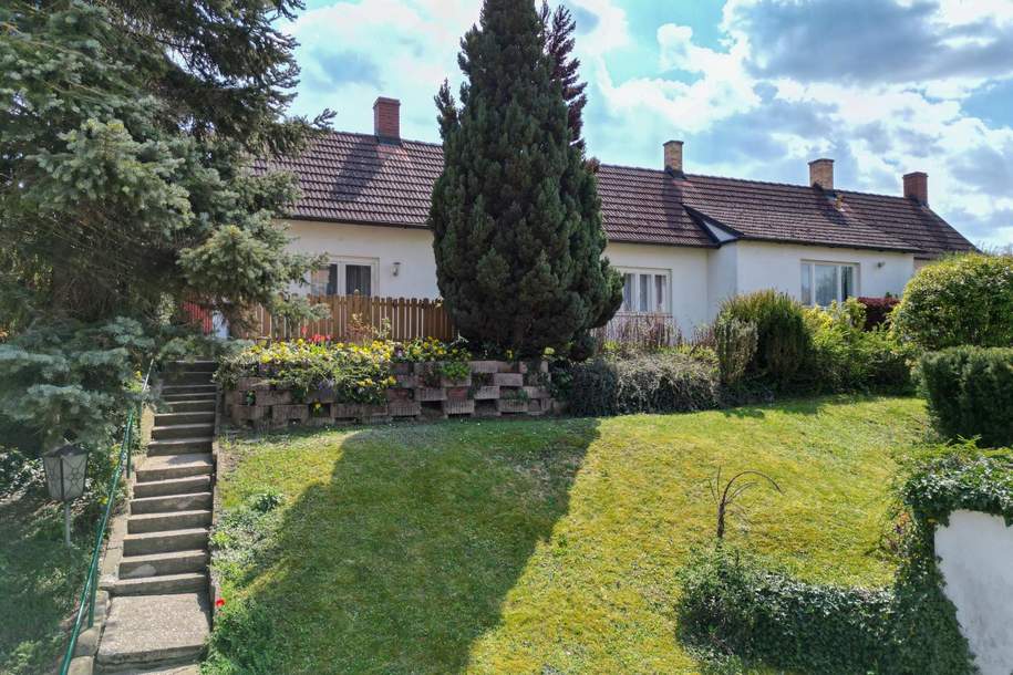 NEUER PREIS! Gemütliches Einfamilienhaus mit idyllischem Garten, Haus-kauf, 185.000,€, 2262 Gänserndorf