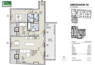 Exklusive Erstbezugs-Wohnung mit 55 m² Wohnküche und großer Hof-Terrasse! Küche und Top Ausstattung inkludiert!