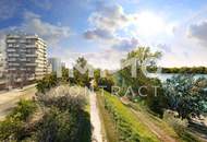 2 Zimmerwohnung mit Balkon und Blick auf den Badeteich