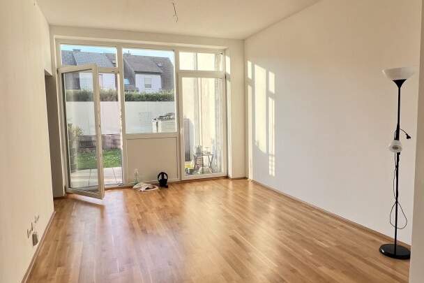 Neuer Preis. 1,5-Zimmer Wohnung mit Gartenterrasse in generalsaniertem Neubau mit 11m2 Terrasse und einer tollen Raumhöhe!, Wohnung-miete, 799,13,€, 2460 Bruck an der Leitha