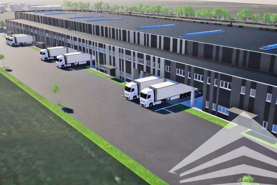 LogisticAREA Stadlhof - Flexible Neubau Gewerbeflächen in Wels, Gewerbeobjekt-miete, 21.438,91,€, 4600 Wels(Stadt)