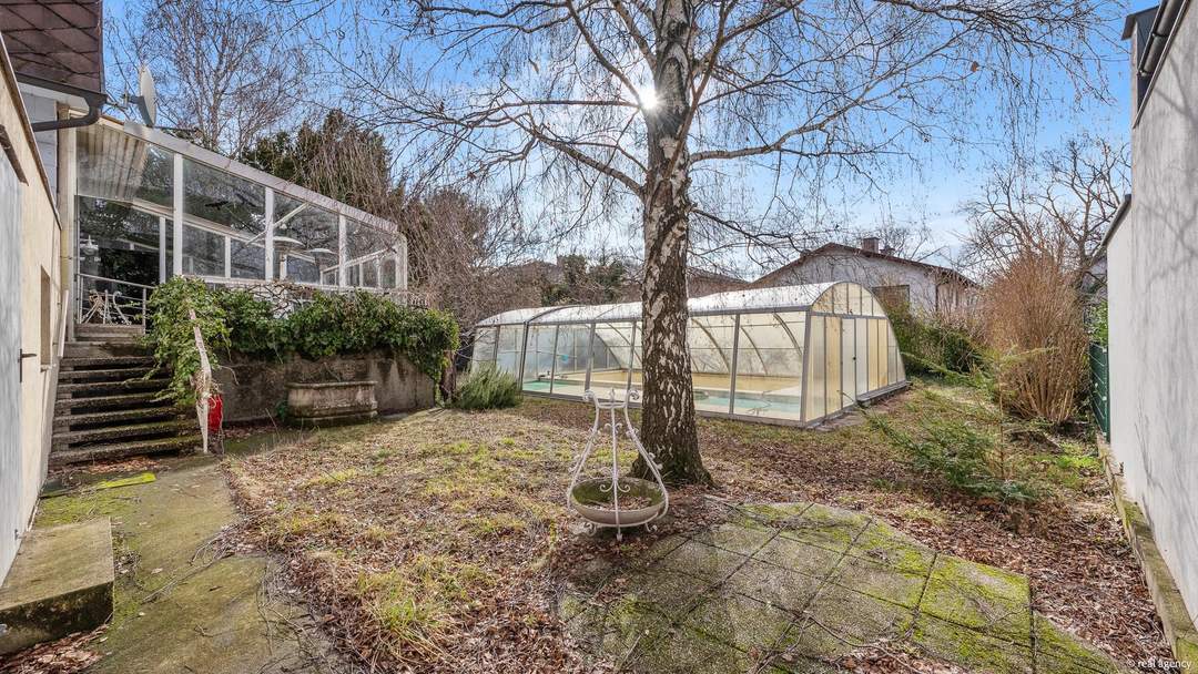 Leben zwischen Stadt & Gartenidylle – Einfamilienhaus mit Pool und Sauna in Floridsdorf