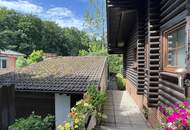 "Blockhaus mit Waldpanorama in Steinriegl - Nähe Weidling"