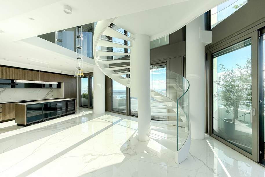 LUXUS bis ins Detail an der Wiener Waterfront mit Concierge und Wellness, Wohnung-miete, 9.900,00,€, 1220 Wien 22., Donaustadt