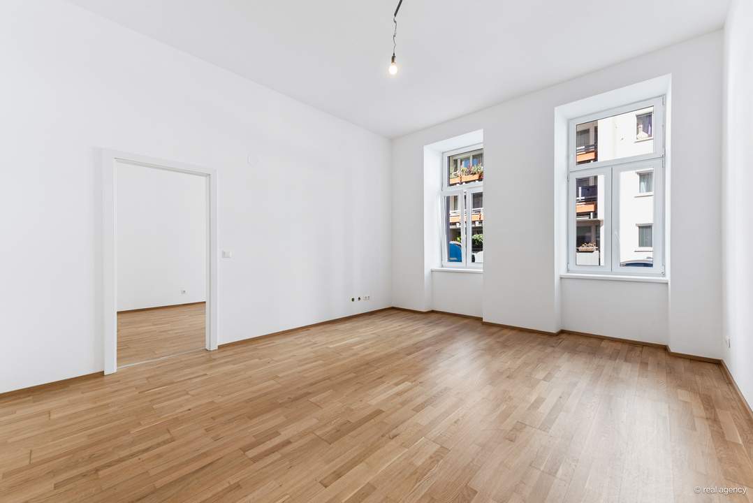 Frisch renovierte 2-Zimmer-Wohnung mit erstklassigem Grundriss in Wien-Favoriten