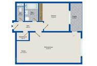 Charmante 2-Zimmer-Wohnung mit Loggia und Parkblick!