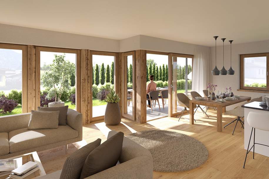 Neubau-Gartenwohnung in sonniger Ruhelage Top 2, Wohnung-kauf, 390.000,€, 6345 Kitzbühel