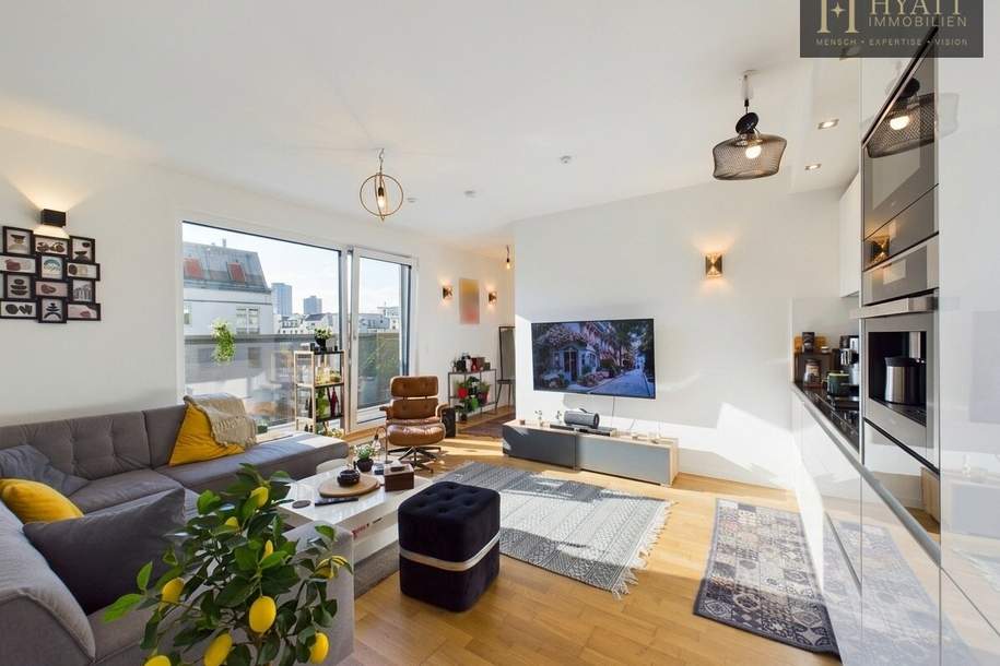 Exklusive Neubauwohnung mit großer Terrasse, Balkon & Garage, Wohnung-kauf, 308.000,€, 1210 Wien 21., Floridsdorf