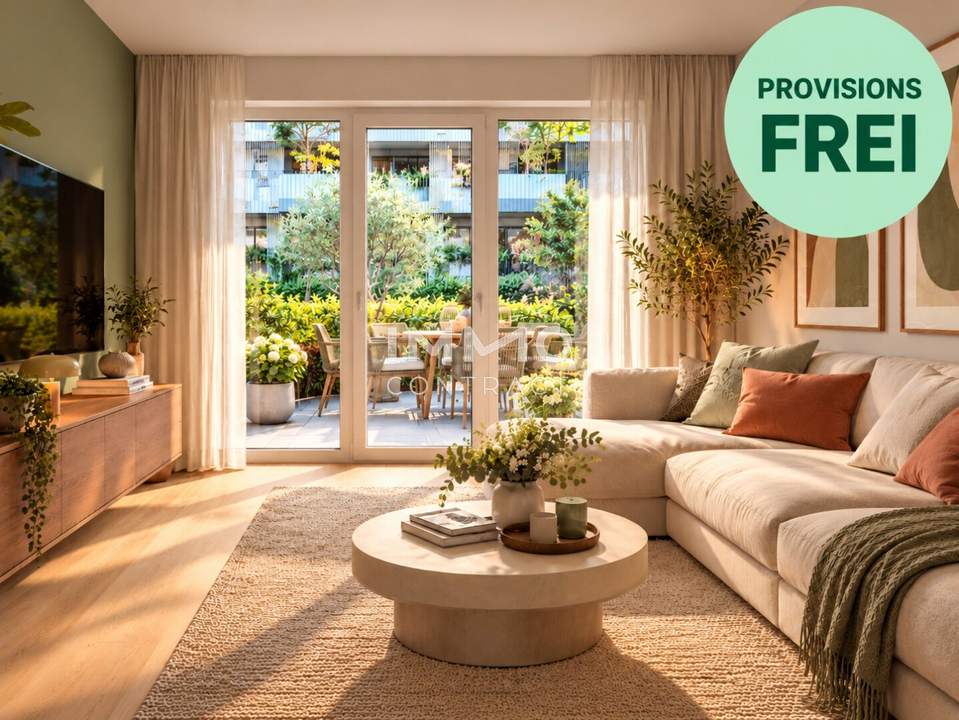 PROVISIONSFREIE 2-ZIMMER-GARTENWOHNUNG MIT IDEALER RAUMAUFTEILUNG - NEUBAUPROJEKT NAHE LAXENBURG