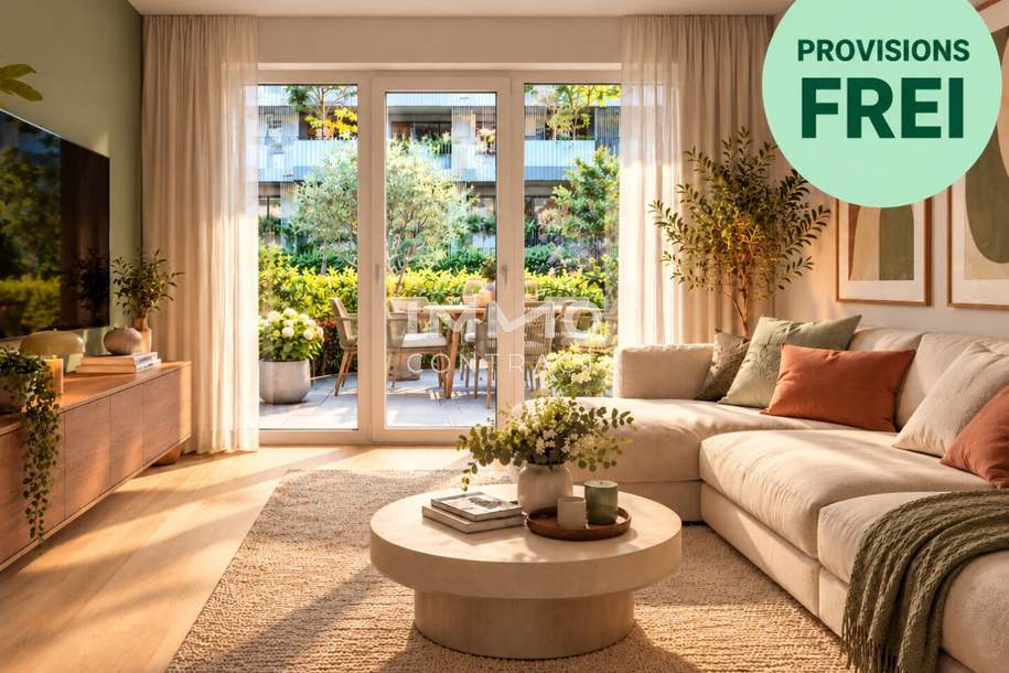 PROVISIONSFREIE 2-ZIMMER-GARTENWOHNUNG MIT IDEALER RAUMAUFTEILUNG - NEUBAUPROJEKT NAHE LAXENBURG, Wohnung-kauf, 223.500,€, 2481 Mödling
