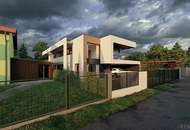 Rohbau einer Luxusvilla in beliebter Siedlungslage