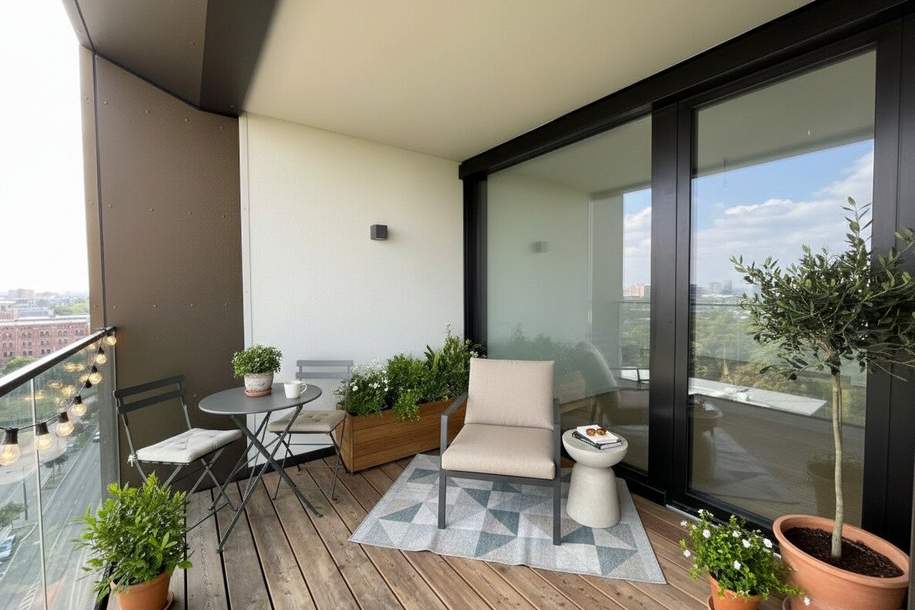 Belvedere in Sicht: unbefristete 2-Zimmer-Neubauwohnung mit Loggia und vielen Extras im Haus!, Wohnung-miete, 1.651,56,€, 1100 Wien 10., Favoriten