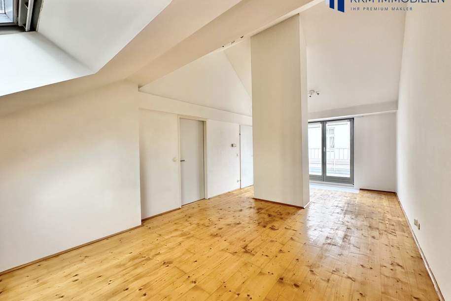 Über den Dächern von Ottakring – außergewöhnlich ruhige Dachgeschosswohnung mit sonniger Ostterrasse, Wohnung-kauf, 495.000,€, 1160 Wien 16., Ottakring