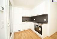 ATTRAKTIV!!! Lichtdurchflutete 2-Zimmer-Neubauwohnung mit Südwestausrichtung, großzügigem Balkon, exklusiver Tischlerküche und Tiefgaragenplatz.