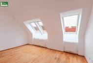 Nähe U1 Reumannplatz & Antonspark - Charmante 3-Zimmer-Dachgeschosswohnung mit Terrasse in ruhiger Hoflage