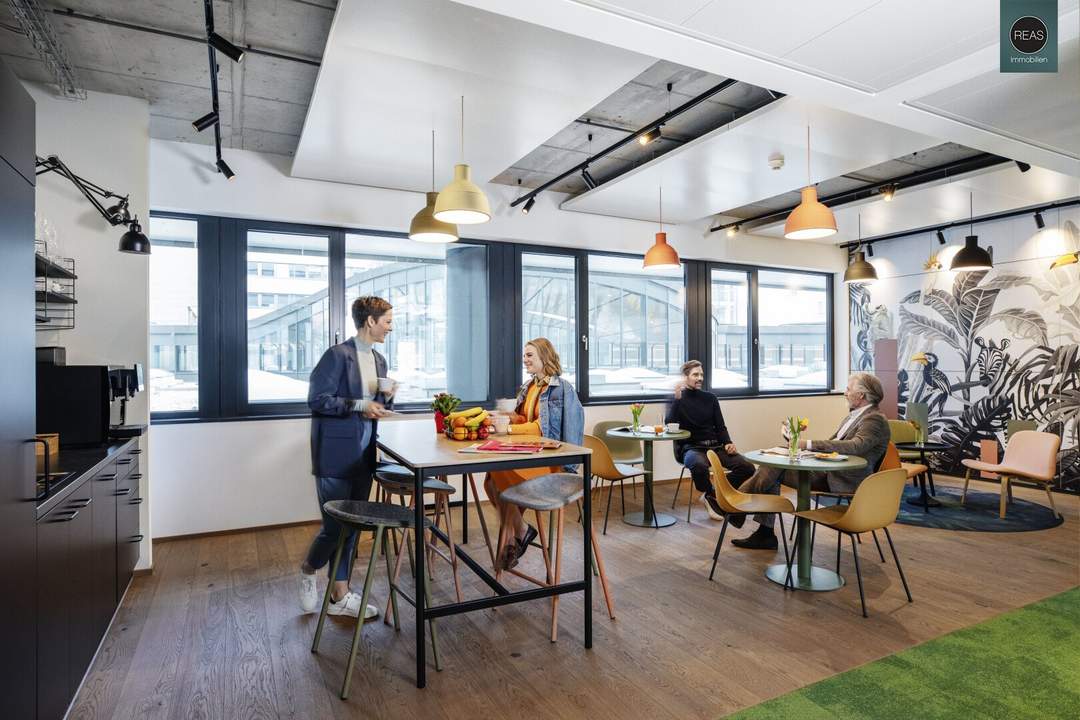 Topmoderne Bürofläche an einem der größten Büro- und Geschäftsstandorte Wiens! Optional auch möbliert!