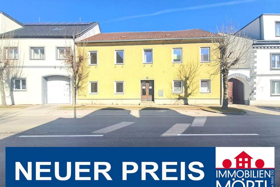 NEUER PREIS - Zinshaus mit 6 Wohneinheiten! 3 Wohnungen VERMIETET / 3 FREI und SANIERT, Gewerbeobjekt-kauf, 315.000,€, 3372 Melk