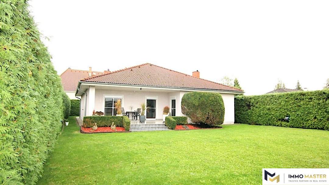 Bungalow in Trumau mit uneinsehbarem Garten, 1000 m² barrierefreier Fläche!