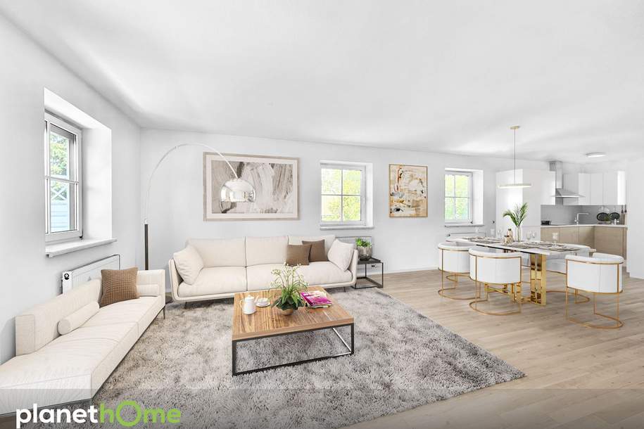 Lichtdurchflutete Maisonette in Seenähe mit Terrasse und Tiefgaragenstellplatz, Wohnung-kauf, 400.000,€, 5202 Salzburg-Umgebung