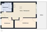 Grenznah wohnen: Moderne Terrassenwohnung für Pendler und Genießer