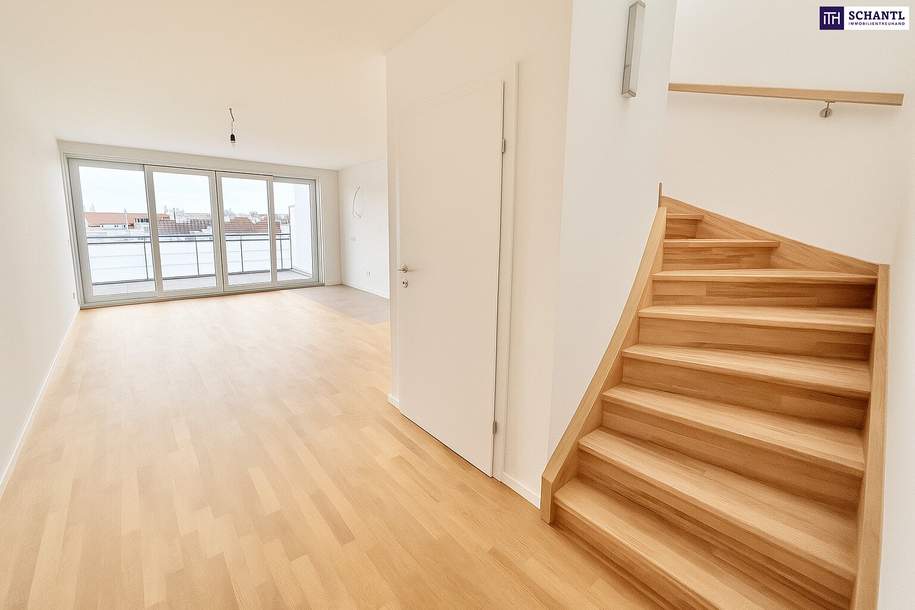 ERSTBEZUG! Exklusive Dachgeschoss-Maisonette mit zwei Südterrassen und spektakulärem Ausblick, Wohnung-kauf, 950.000,€, 1170 Wien 17., Hernals