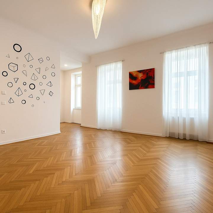 U3-Station in nur wenigen Gehminuten erreichbar - Lift im Haus - Innenhof ausgerichtet