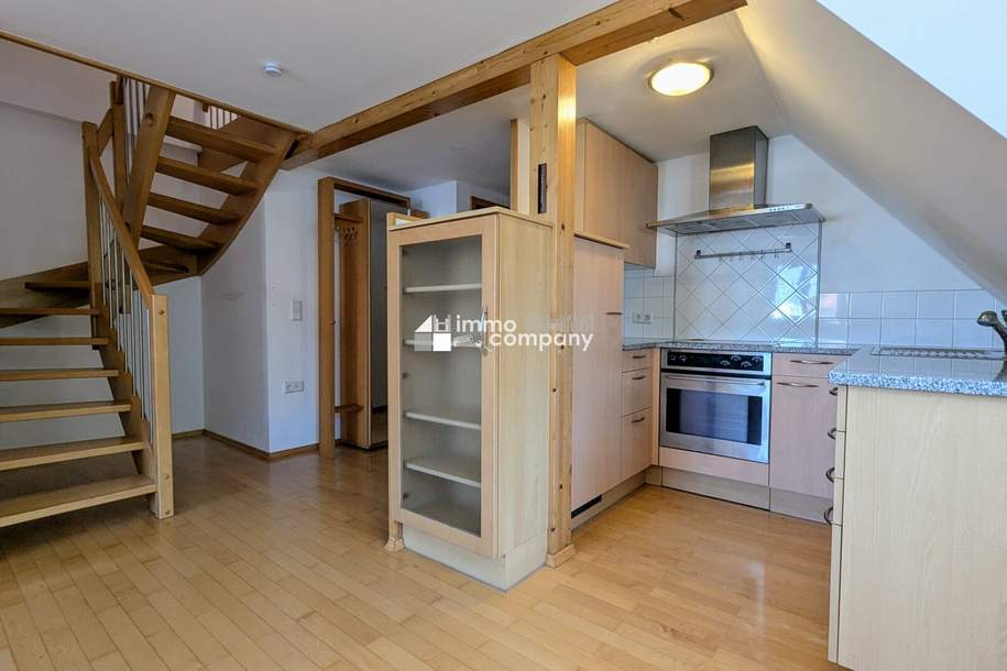 Großzügige 4-Zimmer-Dachgeschoß-Wohnung in zentraler Lage - inkl. TG-Stellplatz und Gemeinschaftsgarten!, Wohnung-miete, 1.205,00,€, 6845 Dornbirn