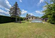 FREIRAUM UND PRIVATSPHÄRE - Einfamilienhaus mit Garage, Pool und großem Garten - voll unterkellert
