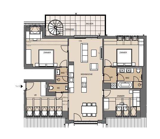 NEUBAU KRANZGASSE 24 | Eigentumswohnungen & Townhouses mit Freiflächen
