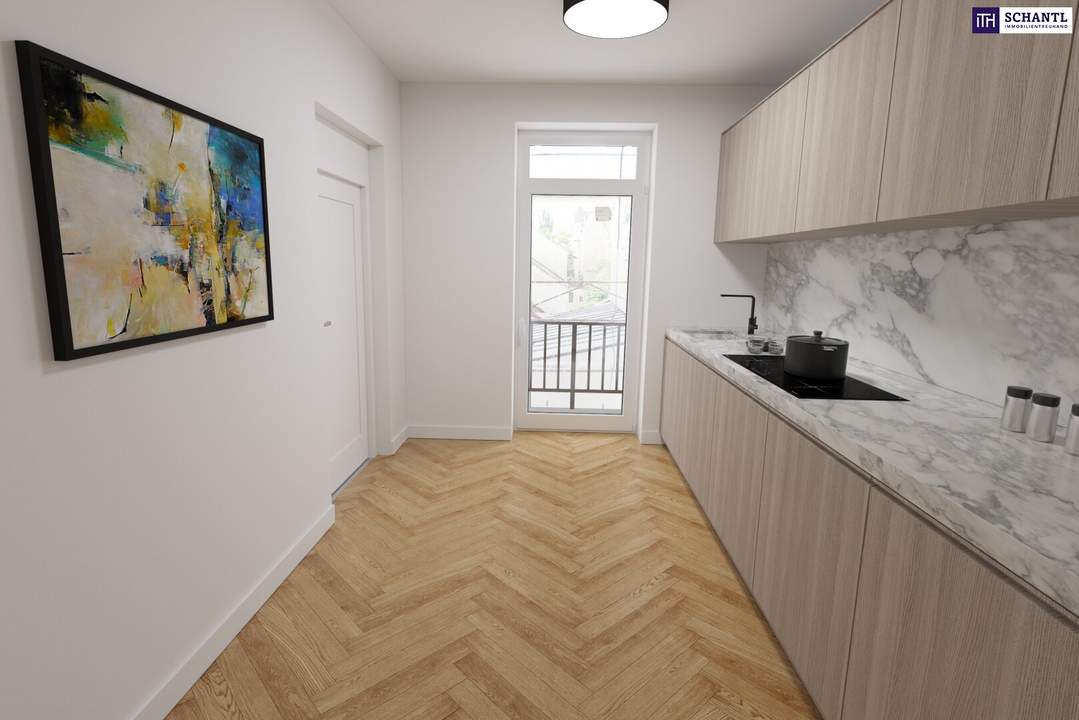 ***Ein Zuhause zum Verlieben – stilvoll saniertes Altbaujuwel mit 3 Zimmern, Klimaanlage, Terrasse & edlem Fischgrätparkett - überzeugen Sie sich selbst bei einer Besichtigung***