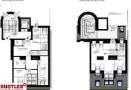 Dachgeschosswohnung in Fertigstellung | Wohnen auf 2 Etagen mit Terrasse | Besltage Meidlings