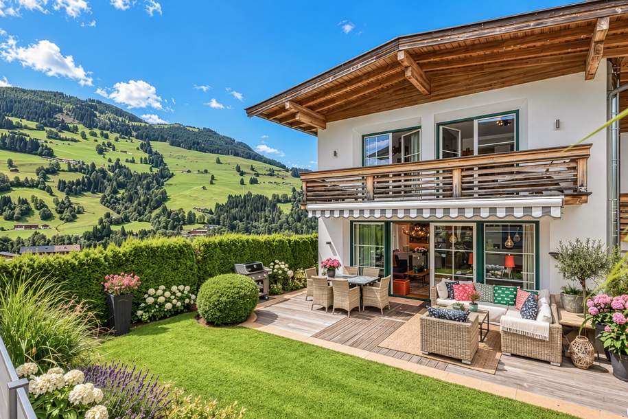 Exklusives Eckhaus in sonniger Ruhelage, Haus-miete, 4.700,00,€, 6373 Kitzbühel