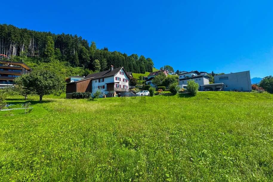 SONNIG, RUHIG UND BESTENS ANGEBUNDEN, Grund und Boden-kauf, 495.000,€, 6832 Feldkirch