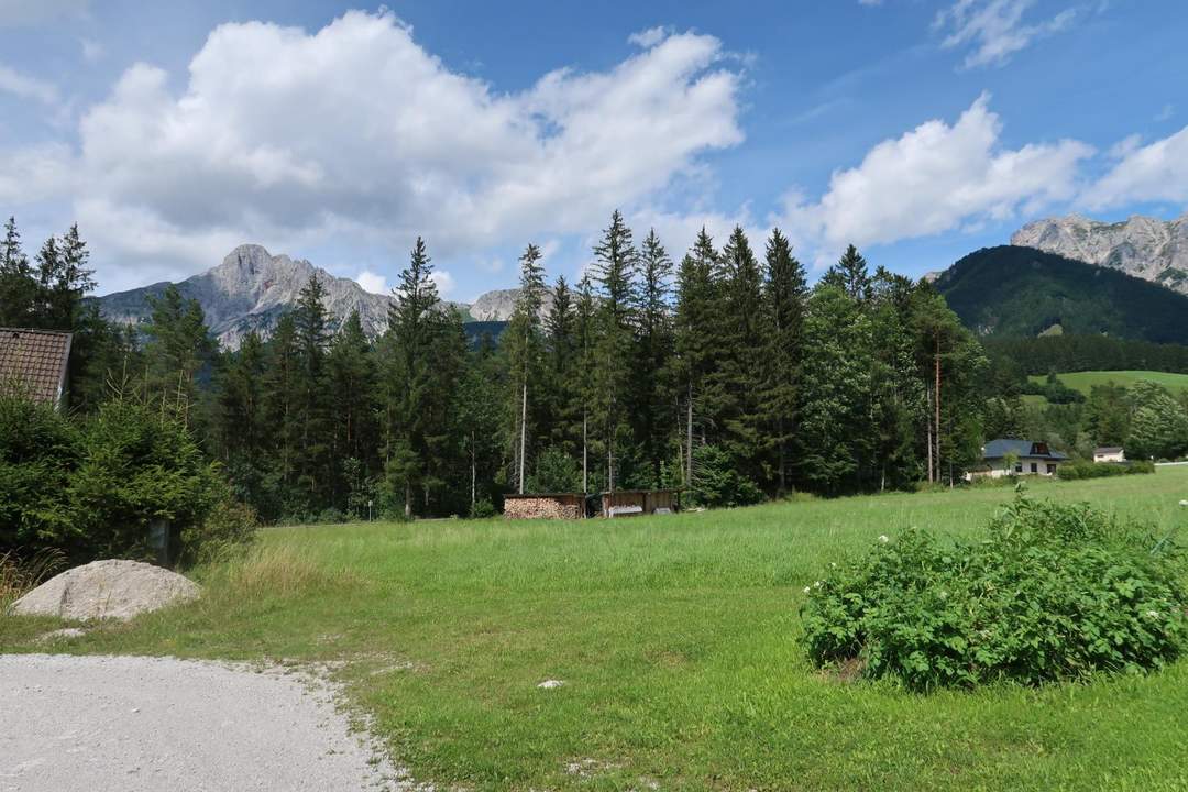 Haupt- oder ZWEITWOHNSITZ - eine tolle Chance für den Neubau eines kleinen Bungalows in Hall bei Admont