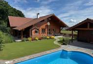 Schönes Wohnhaus in Timelkam mit Gartenhaus, Pool, Sauna und Homeoffice, top gepflegt!