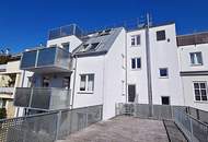 TERRASSENHIT, LORYSTRASSE, vermietete 50 m2 Neubau mit 38 m2 Terrasse, 2 Zimmer, Komplettküche, Duschbad, Parketten, 4. Liftstock