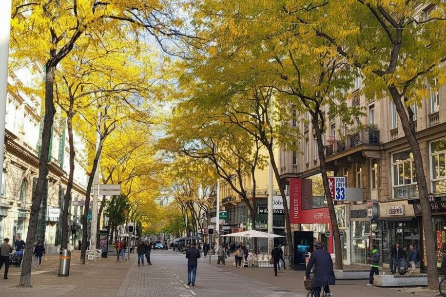 Boutique 77 m² + 74 m² LAGER- FUSSGÄNGERZONE Mariahilfer Straße, Gewerbeobjekt-miete, 18.899,32,€, 1070 Wien 7., Neubau