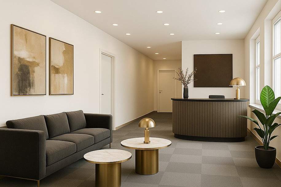 Erstbezug! Geräumiges 4-Zimmer Büro in Toplage, Gewerbeobjekt-miete, 5.226,24,€, 1010 Wien 1., Innere Stadt