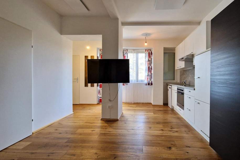 Top-Kernsanierte 3-Zimmer-Wohnung mit Balkon und Blick ins Grüne, Wohnung-kauf, 155.000,€, 8045 Graz(Stadt)