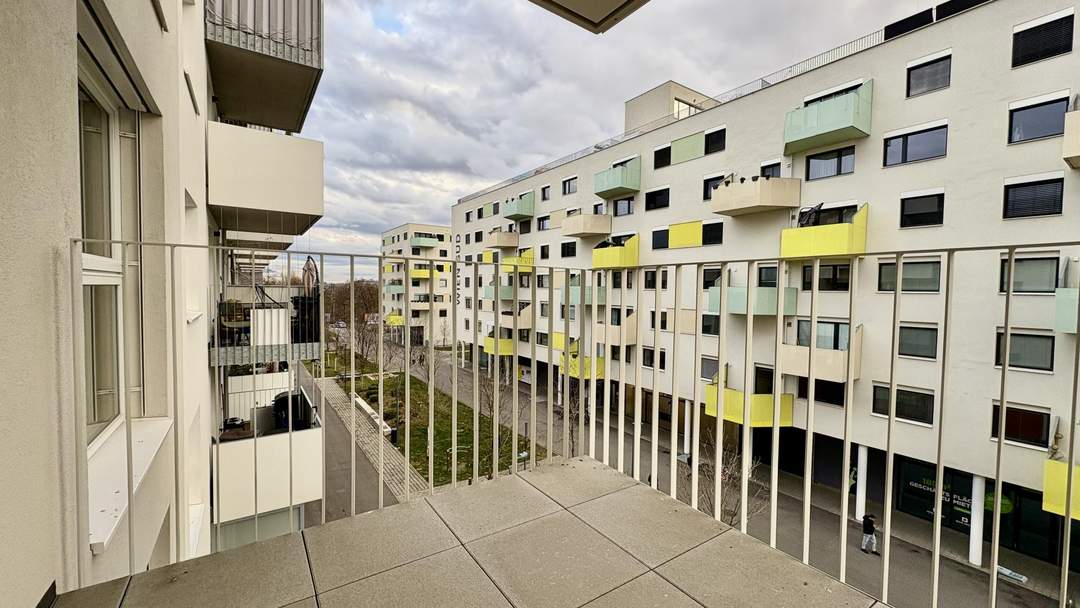 Wohnen mit Komfort: 3-Zimmer-Balkonwohnung in Floridsdorf – Erstbezug