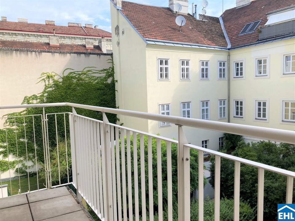 Hofseitige Singlewohnung in Ruhelage und Citynähe