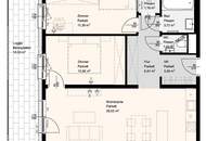 Perfekte 3 Zimmer plus großer Freifläche