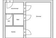 Nähe U6 Siebenhirten I 1-Zimmer mit separater Küche I an der Ketzergasse